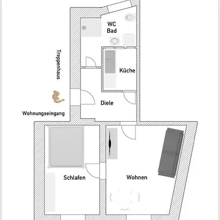 Stylisches Apartment, Parkplatz, Naehe Dus & Dortmund & Koeln & Essen * وبرتال