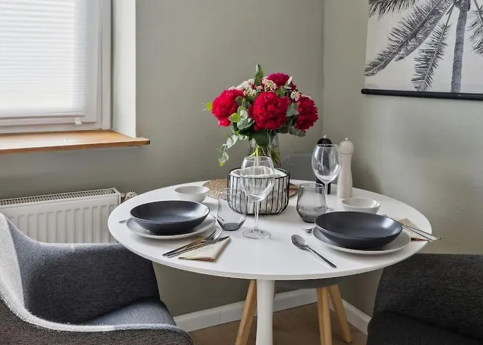 Stylisches Apartment, Parkplatz, Naehe Dus & Dortmund & Koeln & Essen