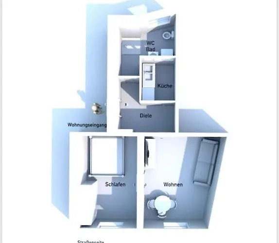 Appartement Stylisches Apartment, Parkplatz, Naehe Dus & Dortmund & Koeln & Essen *